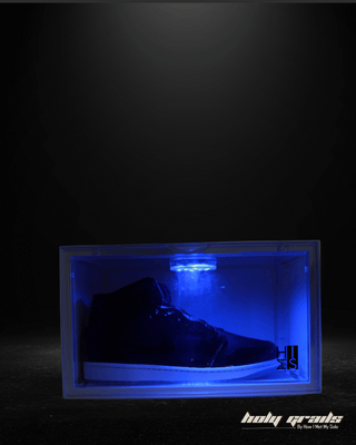 Lit Holy Chamber - Led Sneaker Crate - Front Blue Light