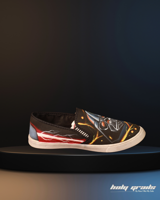 Mini Master Yoda Slips - Starwars Custom Kicks - Side 1 Darth Vader