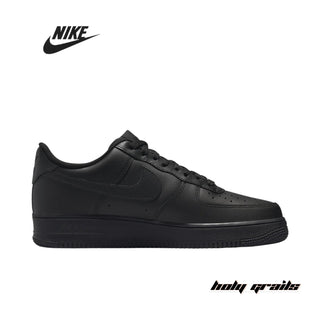 Nike Air Force 1 Low '07 'Triple Black' Sneakers - Side 1