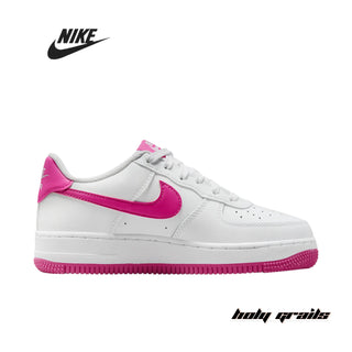 Nike Air Force 1 Low 'White Laser Fuchsia' Sneakers - Side 1