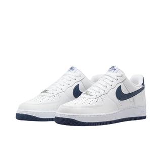 Nike Air Force 1 '07 'White Midnight Navy' Sneakers - Front