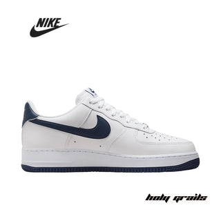 Nike Air Force 1 '07 'White Midnight Navy' Sneakers - Side 1