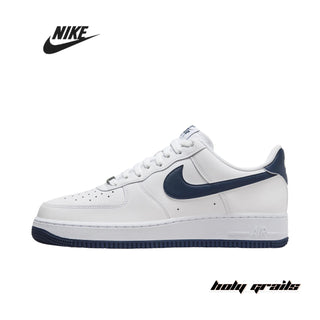 Nike Air Force 1 '07 'White Midnight Navy' Sneakers - Side 2