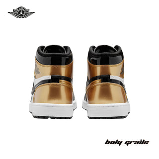Nike Air Jordan 1 High Golf 'Gold Toe' Sneakers (SKU DQ0660-002) - Back
