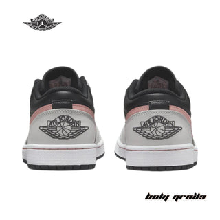 Nike Air Jordan 1 Low 'Grey Fog Bleached Coral' Sneakers - Back
