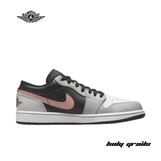 Nike Air Jordan 1 Low 'Grey Fog Bleached Coral' Sneakers - Side 1