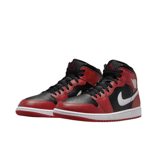 Nike Air Jordan 1 Mid 'Gym Red Black White' Sneakers - Front