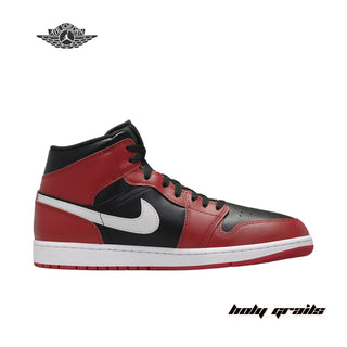 Nike Air Jordan 1 Mid 'Gym Red Black White' Sneakers - Side 1