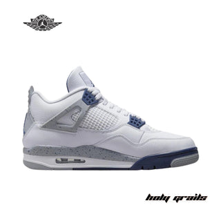 Nike Air Jordan 4 Retro 'Midnight Navy' Sneakers - Side 1