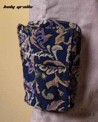 'Paisley Pocket Detachable Zipper Pants' HG x King Couture - Pocket Close Up