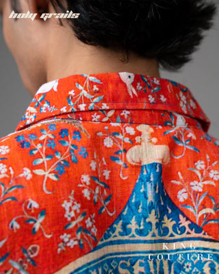'Rabbit Relm Half Sleeve Shirt' HG x King Couture - Back Close Up