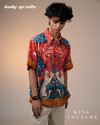 'Rabbit Relm Half Sleeve Shirt' HG x King Couture - Front