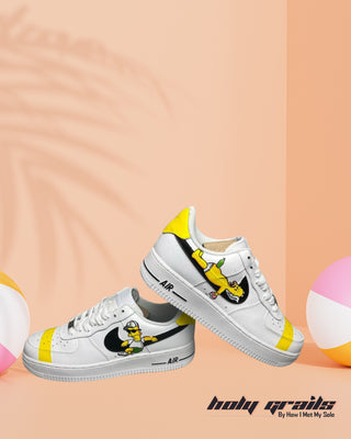 Air Force 1 x Simpsons Swoosh Custom Kicks - Sides