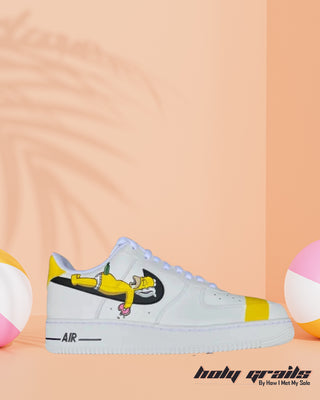 Air Force 1 x Simpsons Swoosh Custom Kicks - Side 1