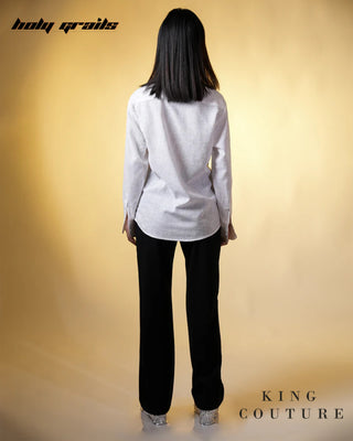 'Stellar Eclipse Full Sleeve Shirt' HG x King Couture - Back Women Full