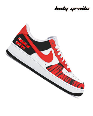 Street Style Custom Air Force 1 x Diljit Swag Hand Painted Pop Culture Theme Sneaker - Side 2