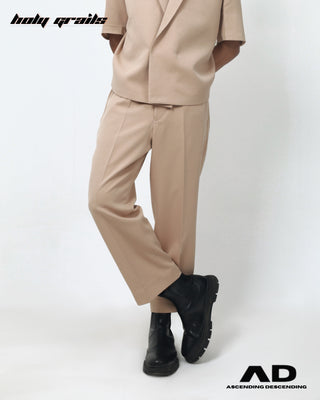 Streetwear Style 'Unfinished' Co-Ord  Cream Corset HG x Ascending Descending - Front Baggy Bottom