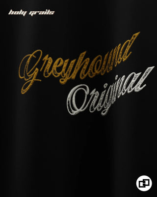 Streetwear Style 'Wild Tiger' Black Graphic Print 240 GSM 100% Cotton Oversize Tee HG x Grey Hound Clothing - Front Print Close Up