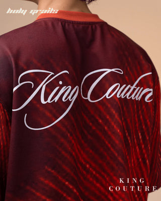 'Sun God Oversized Tee Shirt' HG x King Couture - Back Top Close Up