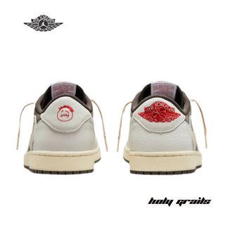 Travis Scott x Nike Air Jordan 1 Retro Low OG 'Reverse Mocha' Sneakers - Back