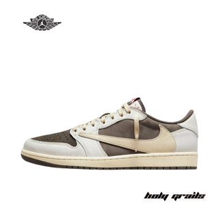 Travis Scott x Nike Air Jordan 1 Retro Low OG 'Reverse Mocha' Sneakers - Side 2
