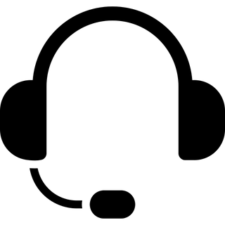 Headphones icon for Support