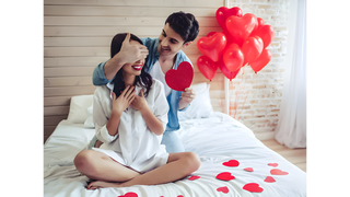 Couple Celebrating Valentine's Day