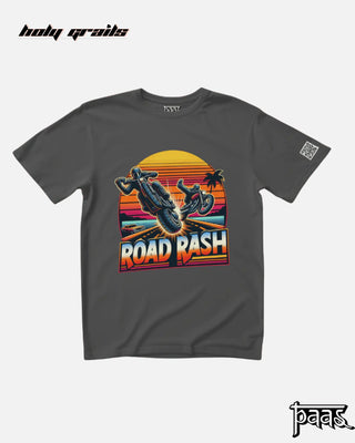 Buy '80s Nostalgia AR Tees: Road Rash' Black Oversize HG x Paas Collective - Front