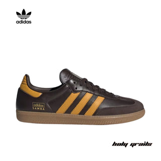 Adidas Samba OG 'Dark Brown Yellow' IG6174 Sneakers - Side 2