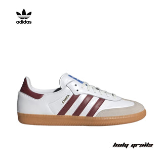 Adidas Samba OG 'White Burgundy Gum' IF3813 Sneakers - Side 2