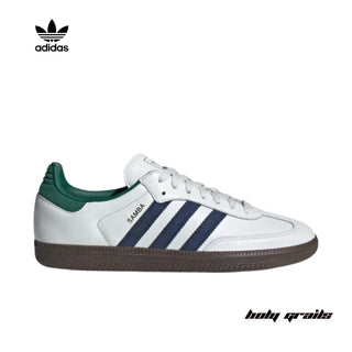 Adidas Samba OG 'White Navy Collegiate Green' IH4882 Sneakers - Side 2