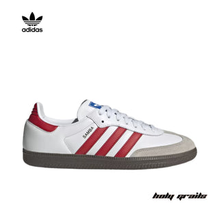 Adidas Samba OG 'White Scarlet' IG1025 Sneakers - Side 2