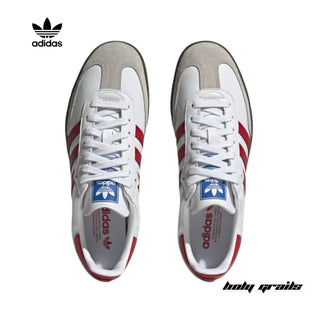 Adidas Samba OG 'White Scarlet' IG1025 Sneakers - Top