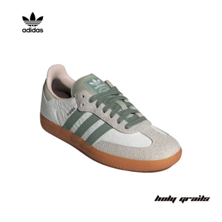 Adidas Samba OG 'White Silver Green' ID0492 Sneakers - Front