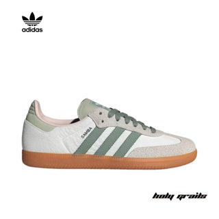 Adidas Samba OG 'White Silver Green' ID0492 Sneakers - Side 2