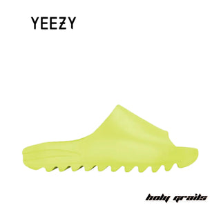 Adidas Yeezy Slides 'Glow Green' - Side 1