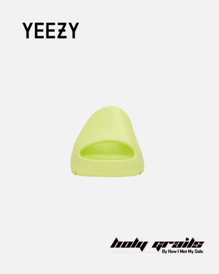 Adidas Yeezy Slides 'Glow Green' - Front