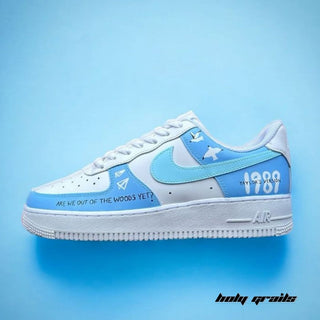 Air Force 1 x 1989 Pop Culture Themed Hand Painted Custom Kicks - Side 1