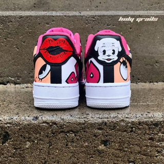 Air Force 1 x Betty Boop Favourite Cartoon Themed Hand Painted Custom Kicks - Back