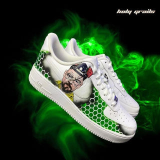 Air Force 1 x Breaking Bad TV Series Themed Hand Painted Custom Kicks - Side