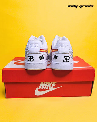 Air Force 1 x Bugatti Graffiti Speed Thrilled Themed Hand Painted Custom Kicks - Back
