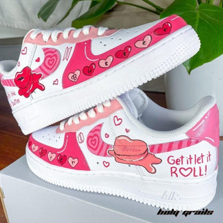 Air Force 1 x Butter Korean Themed Hand Painted Custom Kicks - Front & Back 2