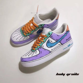 Air Force 1 x Buzz Lightyear Altered Swoosh Custom Kicks - Top Side