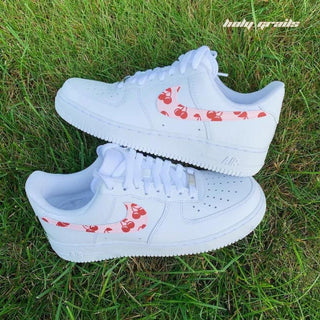 Air Force 1 x Cherish Hand Painted Custom Kicks - Both Sides 2