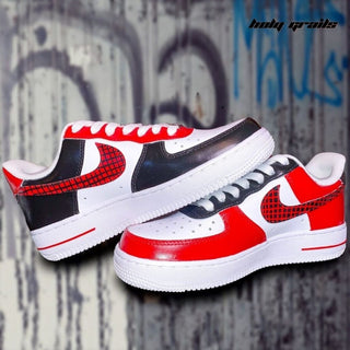 Air Force 1 x Dark & Wild Korean Themed Hand Painted Custom Kicks - Inner Sides