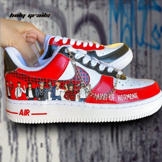 Air Force 1 x Dark & Wild Korean Themed Hand Painted Custom Kicks - Side 2