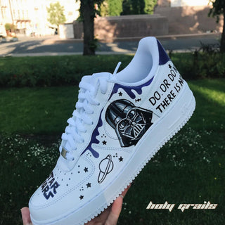 Air Force 1 x Darth Vader Star Wars Themed Custom Kicks - Side 2