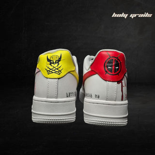 Air Force 1 x Deadpool Vs Wolverine Marvel DC Themed Hand Painted Custom Kicks - Back