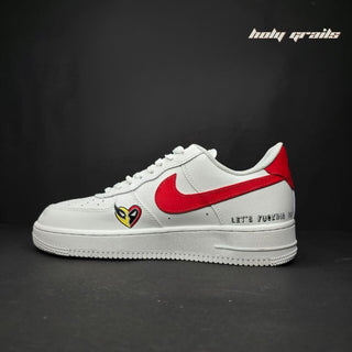 Air Force 1 x Deadpool Vs Wolverine Marvel DC Themed Hand Painted Custom Kicks - Inner Side