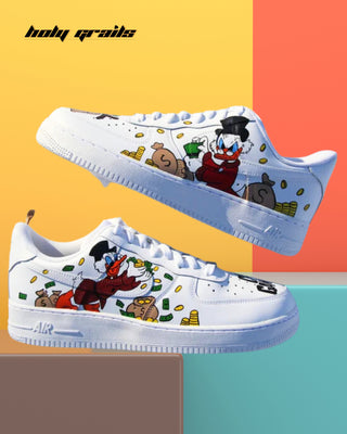 Air Force 1 x Dollar Kicks Cartoon Theme Custom Sneakers - Both Sides